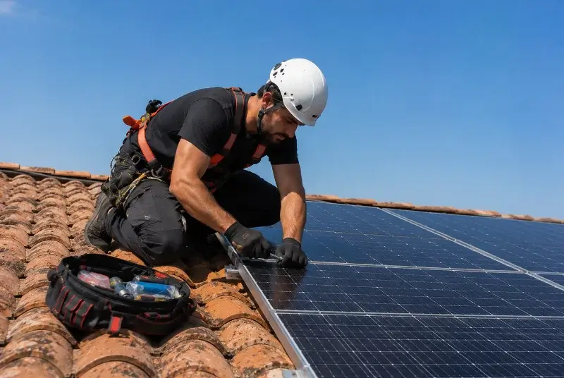 Maintenance et monitoring de panneaux solaires à Thiant