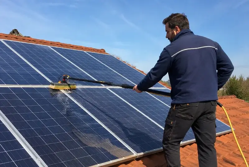 Nettoyage et entretien de panneaux solaires à Thiant